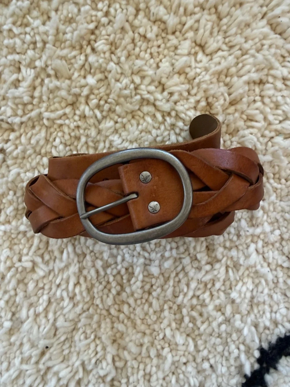 American Eagle Brown Braided Belt